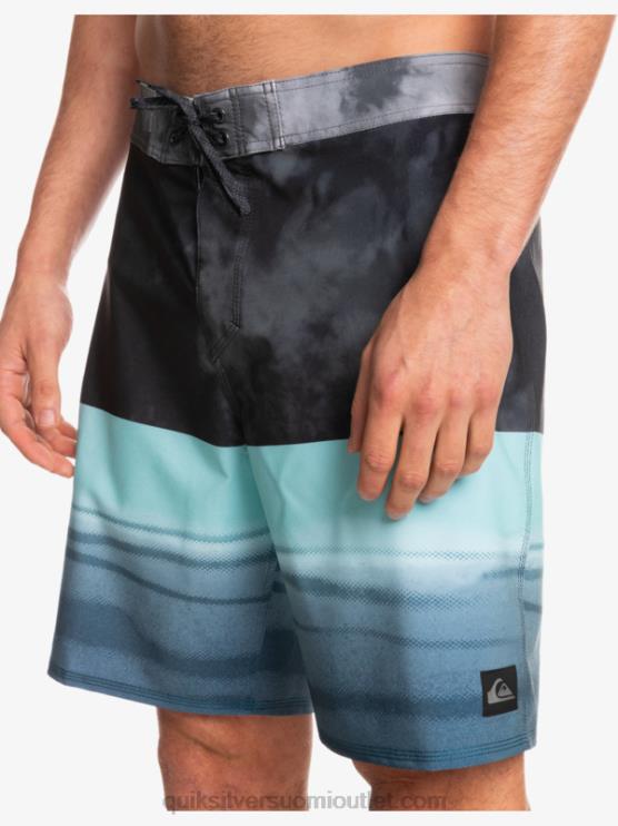 Quiksilver D6JJ1798 miehet musta surfsilk five-0 19 boardshortsit