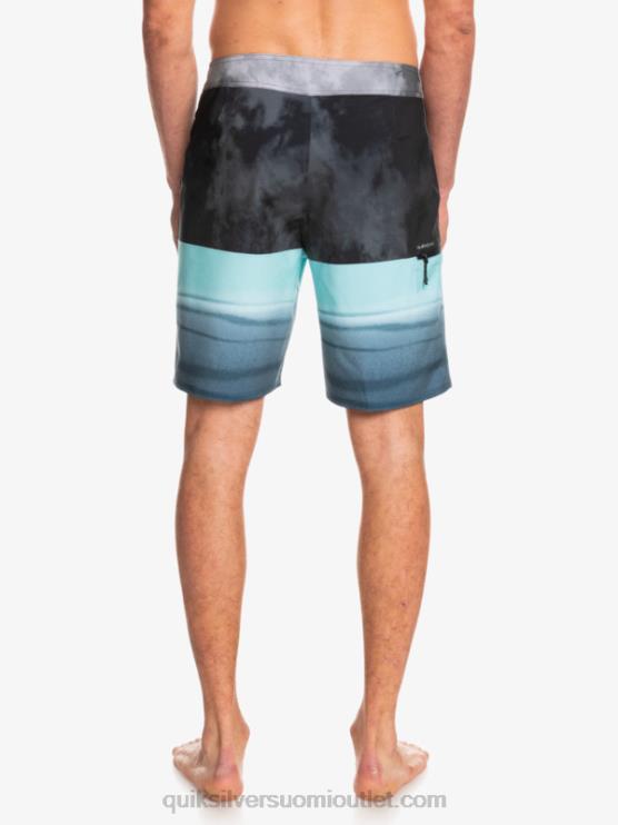 Quiksilver D6JJ1798 miehet musta surfsilk five-0 19 boardshortsit