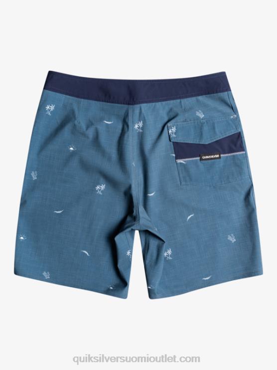 Quiksilver D6JJ1811 miehet merkki sininen surfsilk jakoi 19 boardshortsia