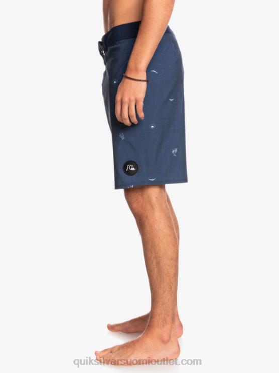 Quiksilver D6JJ1811 miehet merkki sininen surfsilk jakoi 19 boardshortsia