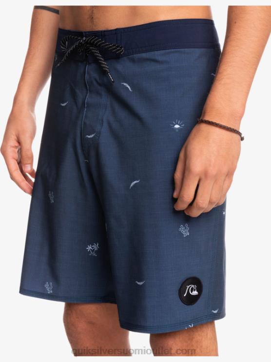 Quiksilver D6JJ1811 miehet merkki sininen surfsilk jakoi 19 boardshortsia
