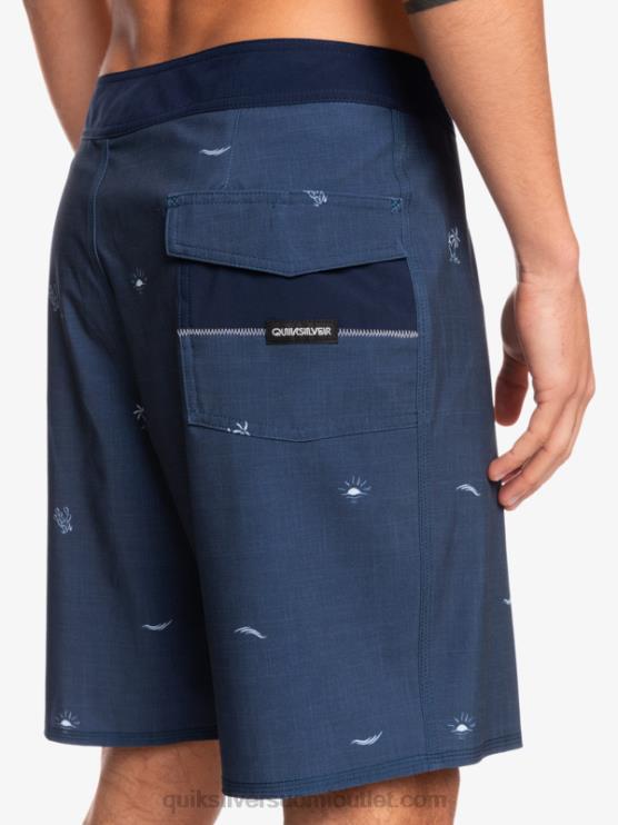 Quiksilver D6JJ1811 miehet merkki sininen surfsilk jakoi 19 boardshortsia