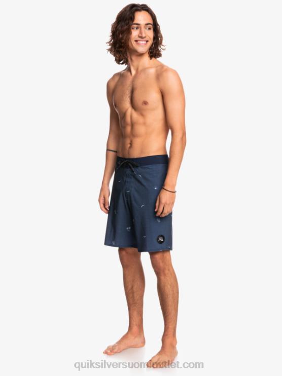 Quiksilver D6JJ1811 miehet merkki sininen surfsilk jakoi 19 boardshortsia