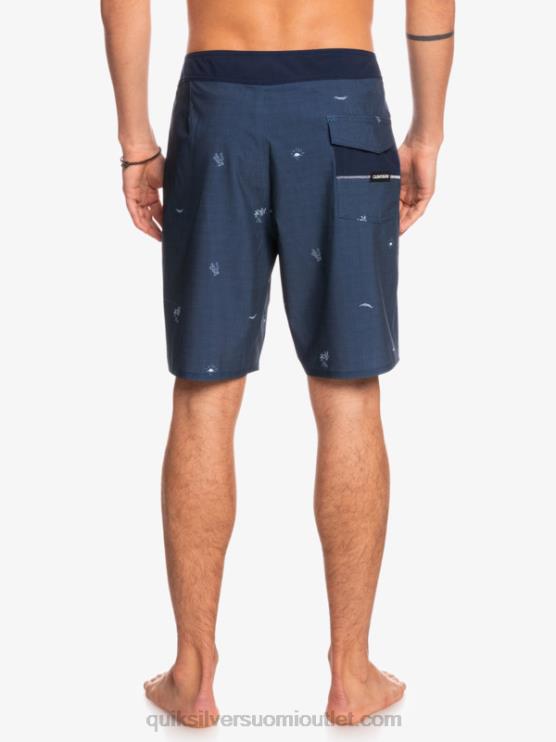 Quiksilver D6JJ1811 miehet merkki sininen surfsilk jakoi 19 boardshortsia