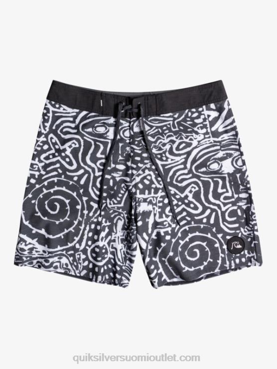 Quiksilver D6JJ1814 miehet musta hamppustretch 69 18 boardshortsit