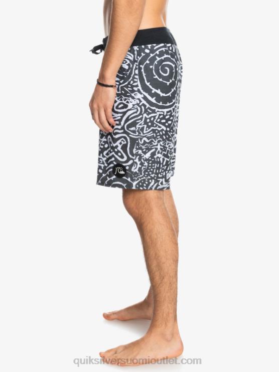 Quiksilver D6JJ1814 miehet musta hamppustretch 69 18 boardshortsit