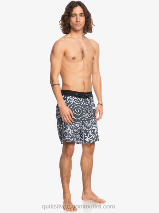 Quiksilver D6JJ1814 miehet musta hamppustretch 69 18 boardshortsit