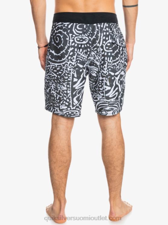 Quiksilver D6JJ1814 miehet musta hamppustretch 69 18 boardshortsit