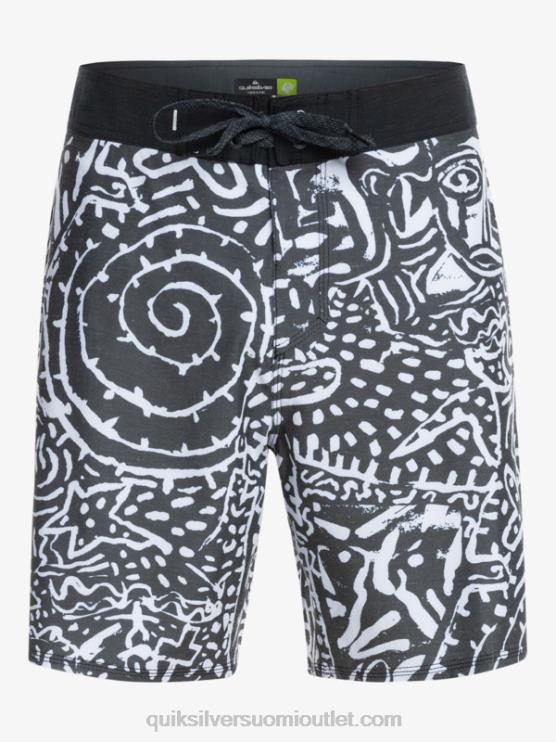Quiksilver D6JJ1814 miehet musta hamppustretch 69 18 boardshortsit