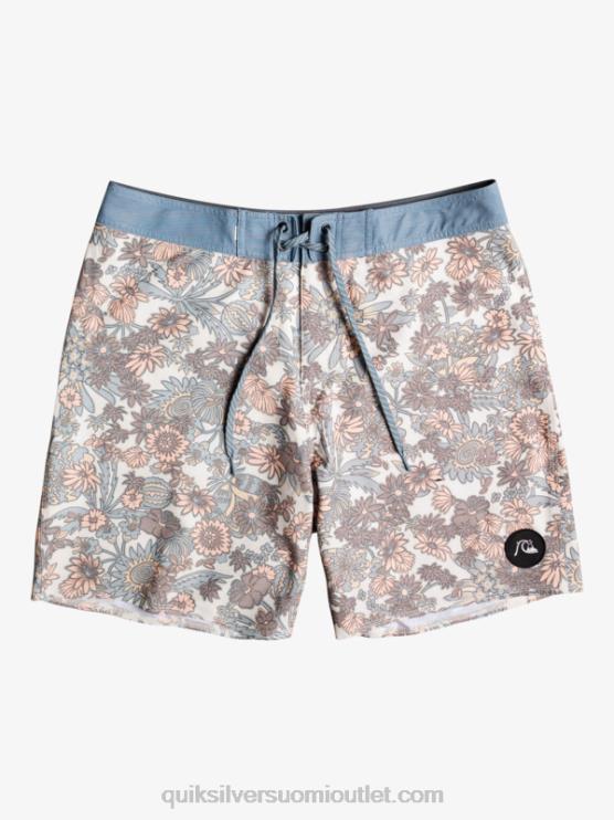 Quiksilver D6JJ1815 miehet antiikki valkoinen hamppustretch 69 18 boardshortsit