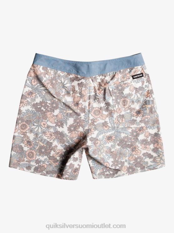 Quiksilver D6JJ1815 miehet antiikki valkoinen hamppustretch 69 18 boardshortsit