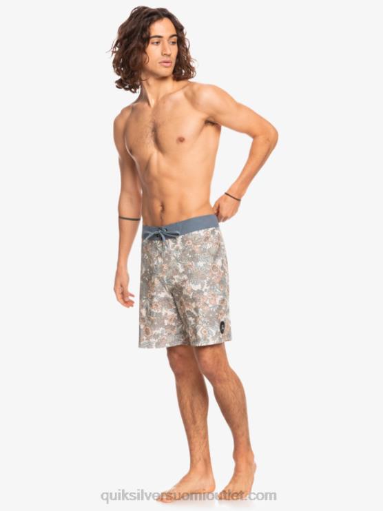 Quiksilver D6JJ1815 miehet antiikki valkoinen hamppustretch 69 18 boardshortsit
