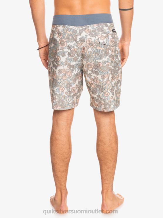 Quiksilver D6JJ1815 miehet antiikki valkoinen hamppustretch 69 18 boardshortsit