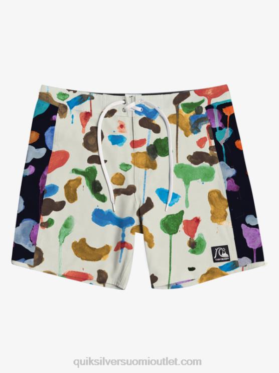 Quiksilver D6JJ1822 miehet natas kaupas - koivu hamppustretch alkuperäinen arch blank canvas 18 boardshortsit