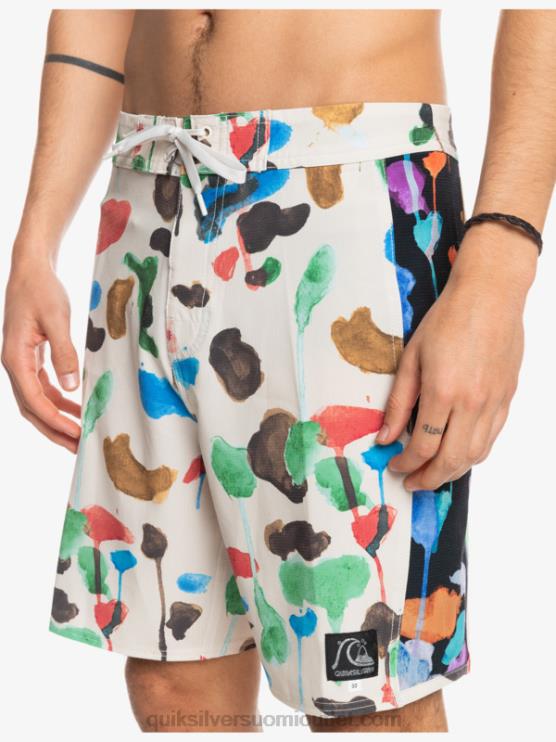 Quiksilver D6JJ1822 miehet natas kaupas - koivu hamppustretch alkuperäinen arch blank canvas 18 boardshortsit