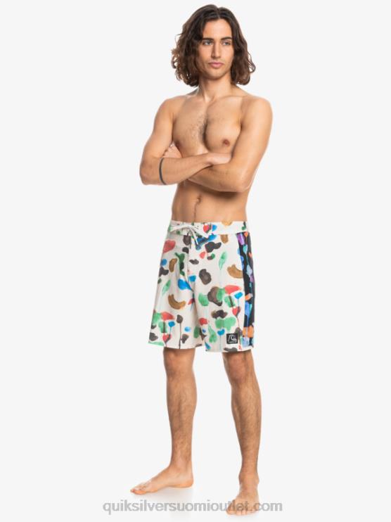 Quiksilver D6JJ1822 miehet natas kaupas - koivu hamppustretch alkuperäinen arch blank canvas 18 boardshortsit