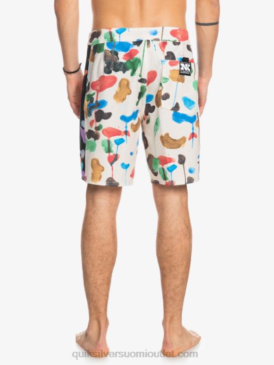 Quiksilver D6JJ1822 miehet natas kaupas - koivu hamppustretch alkuperäinen arch blank canvas 18 boardshortsit