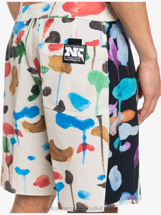 Quiksilver D6JJ1822 miehet natas kaupas - koivu hamppustretch alkuperäinen arch blank canvas 18 boardshortsit