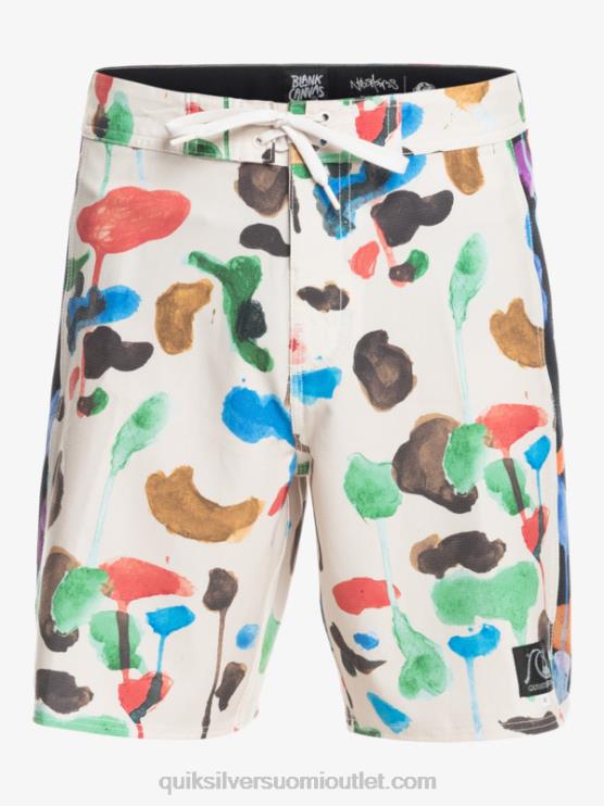 Quiksilver D6JJ1822 miehet natas kaupas - koivu hamppustretch alkuperäinen arch blank canvas 18 boardshortsit