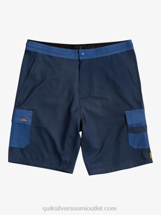 Quiksilver D6JJ1851 miehet keskiyön laivasto vesimies merenkulku sammakkoeläin 20 hybridishortsit