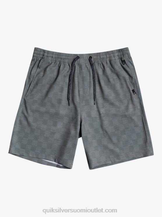Quiksilver D6JJ1853 miehet urbaani tyylikäs joustava ruudullinen 18 sammakkoshortsit