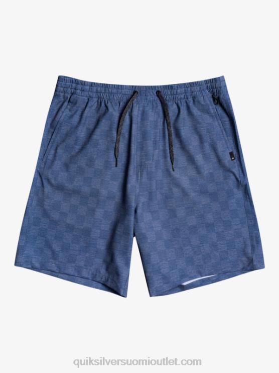 Quiksilver D6JJ1854 miehet sargasso meri joustava ruudullinen 18 sammakkoshortsit