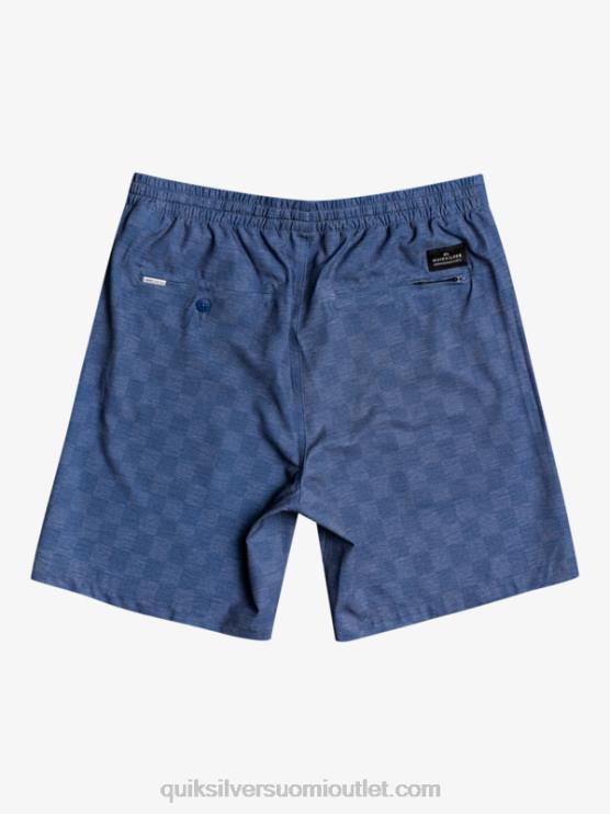 Quiksilver D6JJ1854 miehet sargasso meri joustava ruudullinen 18 sammakkoshortsit