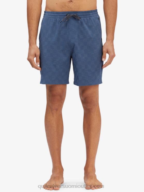 Quiksilver D6JJ1854 miehet sargasso meri joustava ruudullinen 18 sammakkoshortsit