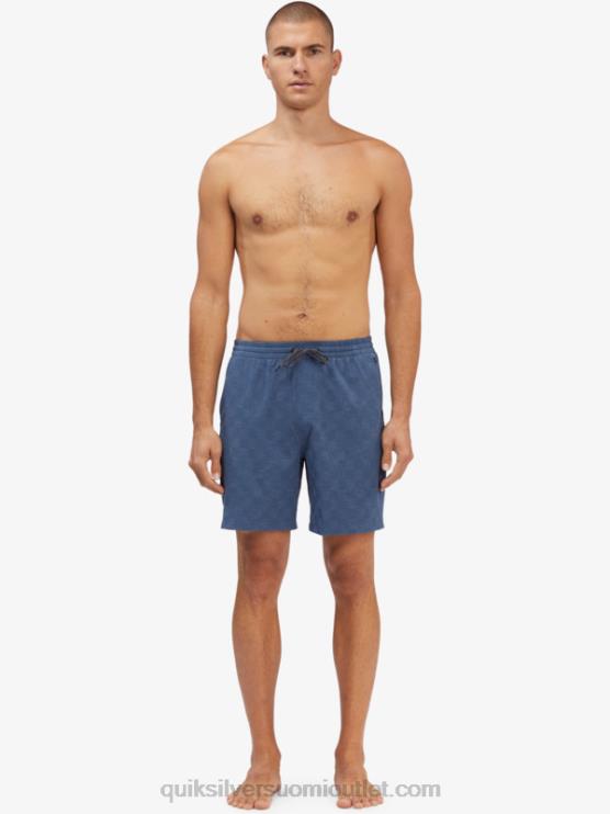 Quiksilver D6JJ1854 miehet sargasso meri joustava ruudullinen 18 sammakkoshortsit