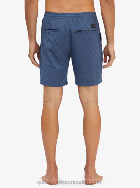 Quiksilver D6JJ1854 miehet sargasso meri joustava ruudullinen 18 sammakkoshortsit