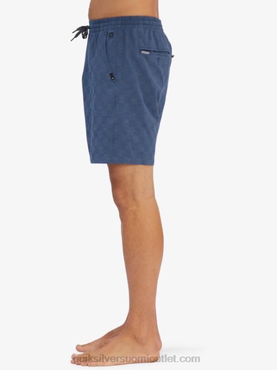 Quiksilver D6JJ1854 miehet sargasso meri joustava ruudullinen 18 sammakkoshortsit