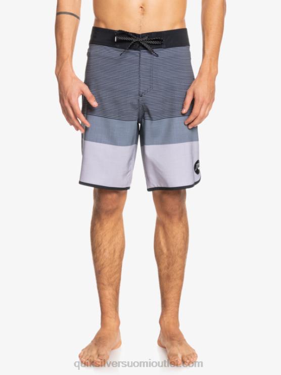 Quiksilver D6JJ1870 miehet musta surfsilk tijuana 19 boardshortsit