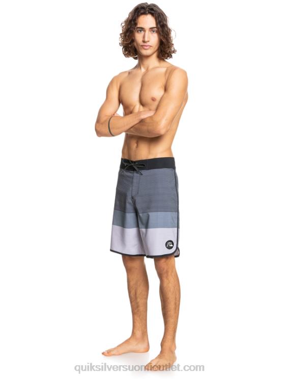 Quiksilver D6JJ1870 miehet musta surfsilk tijuana 19 boardshortsit