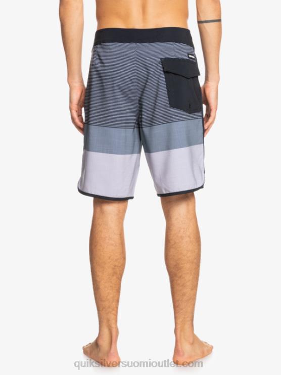 Quiksilver D6JJ1870 miehet musta surfsilk tijuana 19 boardshortsit