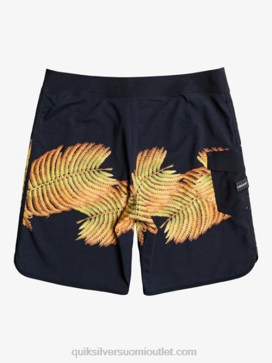 Quiksilver D6JJ1881 miehet musta surfsilk hawaii scallop 19 boardshortsit