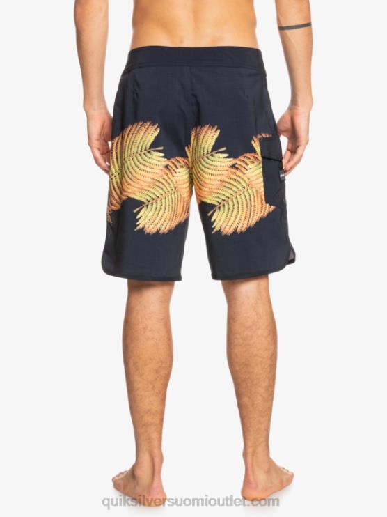 Quiksilver D6JJ1881 miehet musta surfsilk hawaii scallop 19 boardshortsit