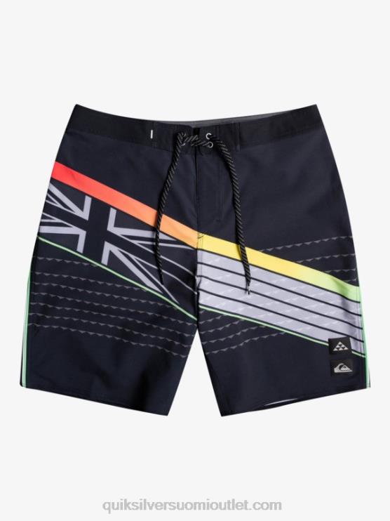 Quiksilver D6JJ1887 miehet musta surfsilk hawaii core 20 boardshortsit