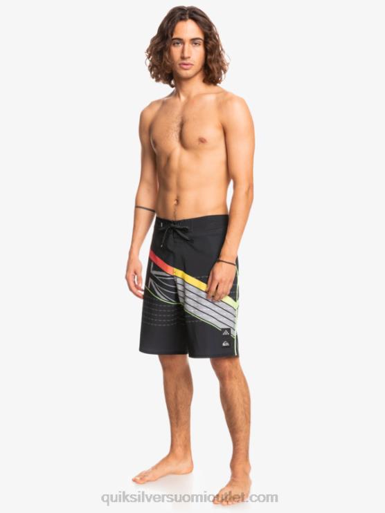 Quiksilver D6JJ1887 miehet musta surfsilk hawaii core 20 boardshortsit
