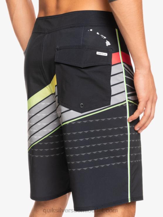 Quiksilver D6JJ1887 miehet musta surfsilk hawaii core 20 boardshortsit