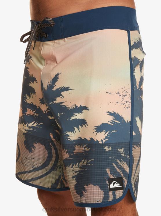 Quiksilver D6JJ18 miehet pastelli turkoosi highlite kampasimpukka 19 boardshortsit