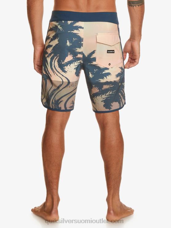 Quiksilver D6JJ18 miehet pastelli turkoosi highlite kampasimpukka 19 boardshortsit