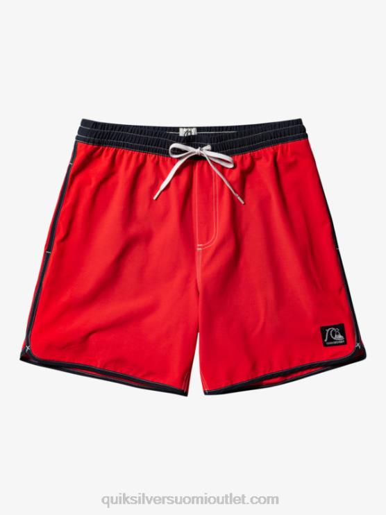 Quiksilver D6JJ198 miehet korkean riskin punainen alkuperäinen kampasimpukka 17 volleya