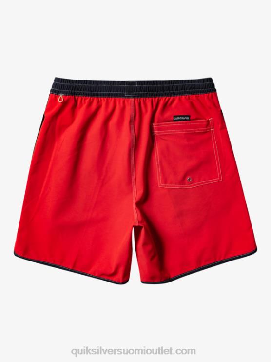 Quiksilver D6JJ198 miehet korkean riskin punainen alkuperäinen kampasimpukka 17 volleya