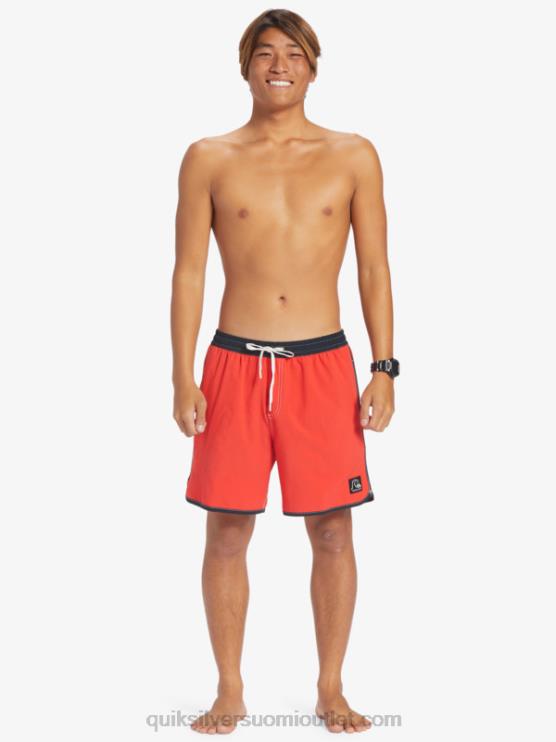 Quiksilver D6JJ198 miehet korkean riskin punainen alkuperäinen kampasimpukka 17 volleya