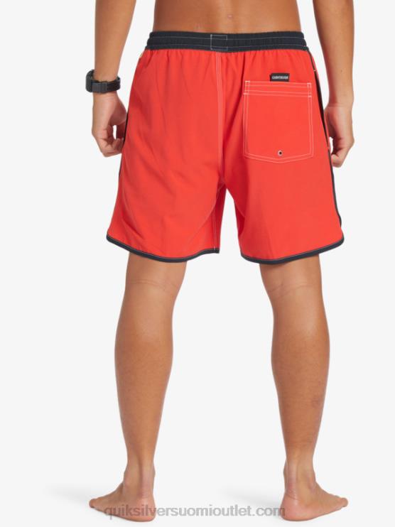 Quiksilver D6JJ198 miehet korkean riskin punainen alkuperäinen kampasimpukka 17 volleya