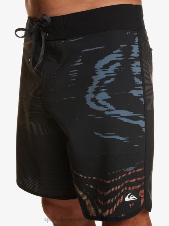 Quiksilver D6JJ19 miehet musta highlite kampasimpukka 19 boardshortsit