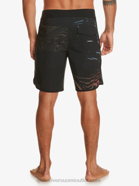 Quiksilver D6JJ19 miehet musta highlite kampasimpukka 19 boardshortsit