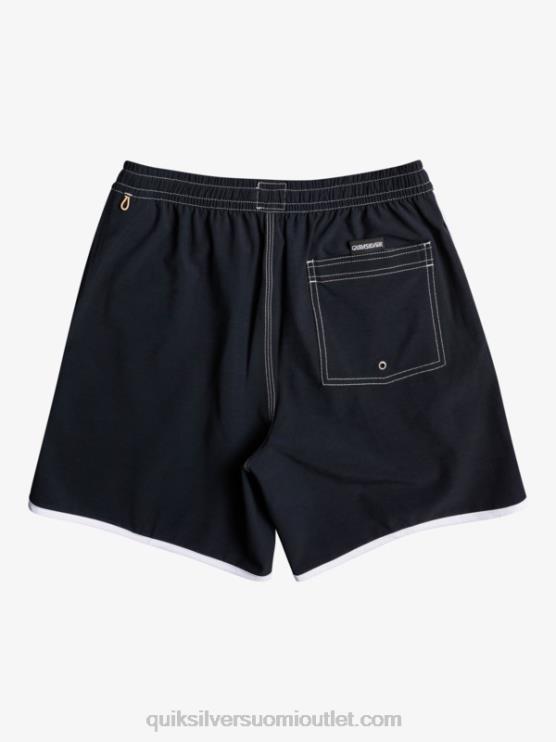 Quiksilver D6JJ200 miehet musta alkuperäinen kampasimpukka 17 volleya