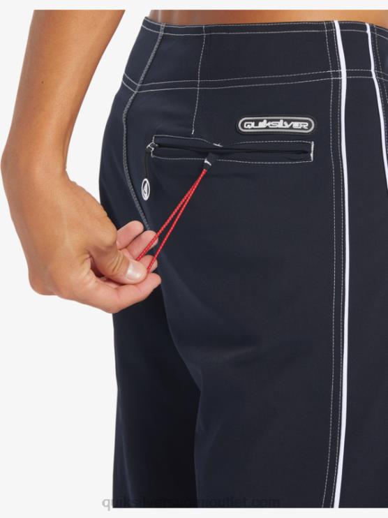 Quiksilver D6JJ202 miehet musta surfsilk 99 20 boardshortsit