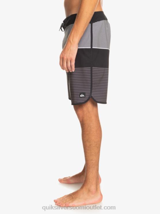 Quiksilver D6JJ206 miehet musta surfsilk tijuana 19 boardshortsit